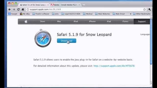 How to Fix Safari in Apple OS X 10.6 Snow Leopard - Repairing Safari Hangs смотреть онлайн
