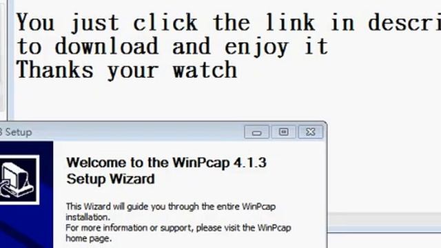 download WinPcap 4 1 3 تحميل البرنامج смотреть онлайн