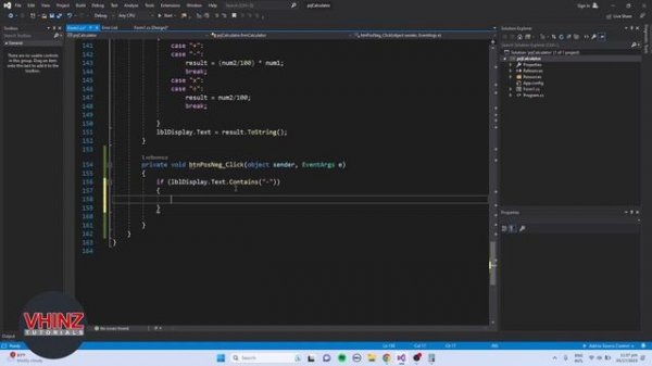 Standard Calculator Part 2 | C# Windows Forms Application | Tutorial
