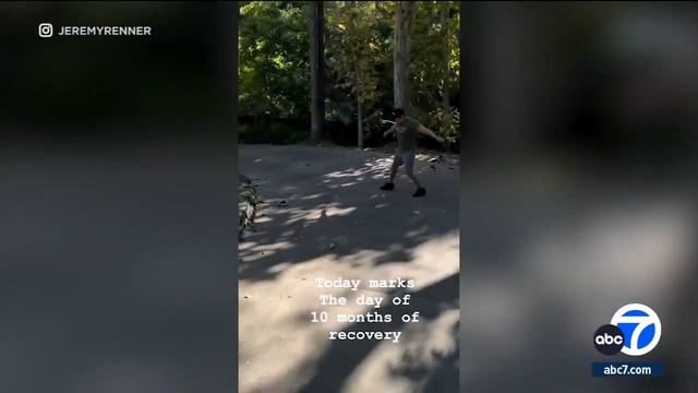 Jeremy Renner celebrates recovery after snowplow accident nearly cost him his life смотреть онлайн