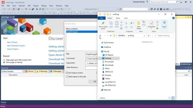 How to setup UsBasp ISP programmer in ATMEL STUDIO 7 for AVR microcontroller смотреть онлайн