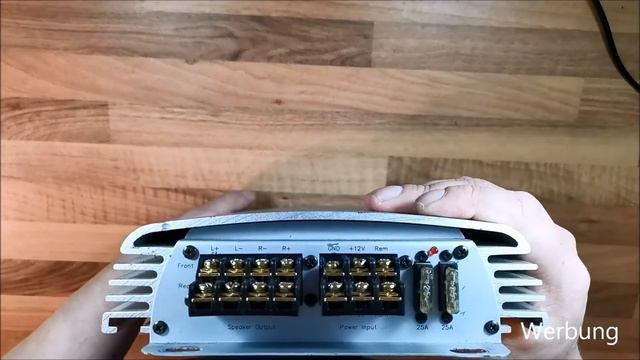 Pyle QA 4800X 4-Kanal Pyle Endstufe Oldschool Verstärker 580W DIY Carhifi Produktvorstellung смотреть онлайн