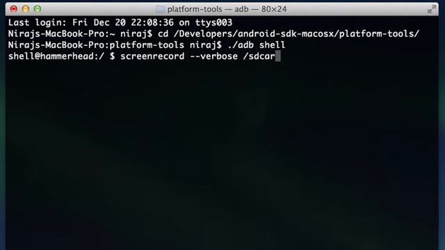 Using ADB to Screen Record смотреть онлайн