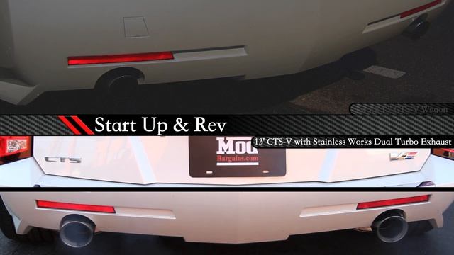 Cadillac CTS-V Wagon gets Stainless Works Dual Turbo Exhaust & Performance Headers смотреть онлайн