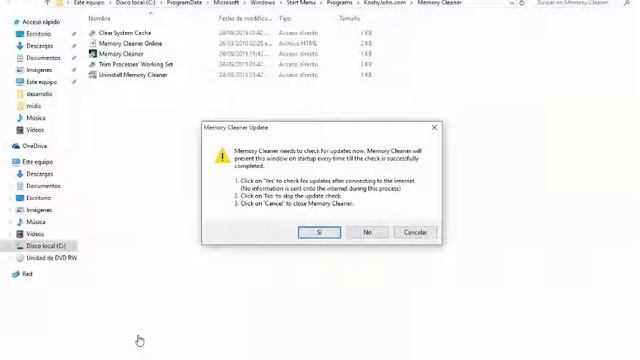Memory cleaner (todos los sistemas) 2 смотреть онлайн