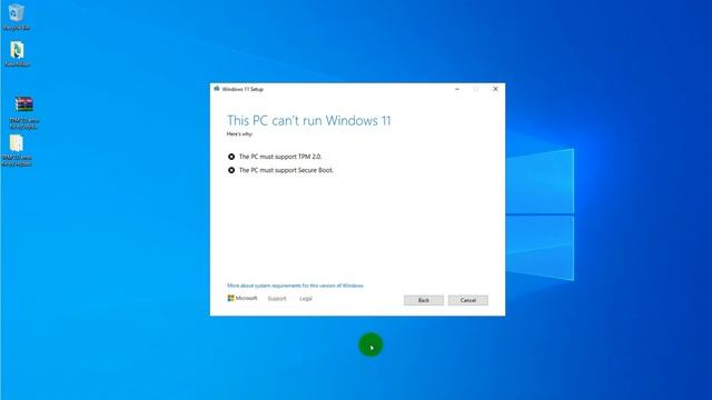 How to Fix Error This PC Can't Run Windows 11 | WITHOUT Secure Boot and TPM 2.0 ( Windows 10 to 11) смотреть онлайн