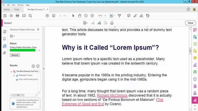 How to Change the Redaction Color of a PDF with Adobe Acrobat Pro 2020 смотреть онлайн