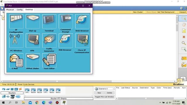PING PC-PT PC0 TO PC-PT PC1 смотреть онлайн