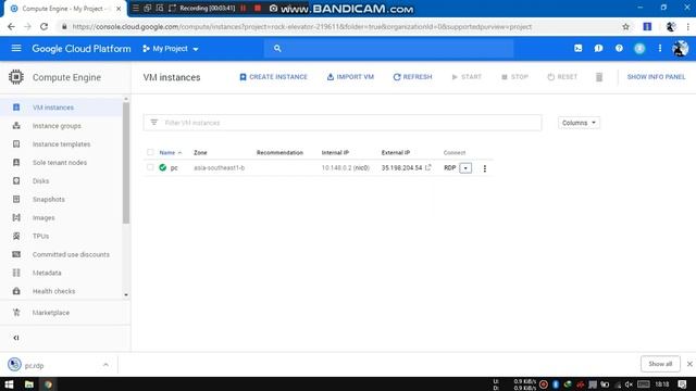 Google Cloud Platform - Create VM Instance смотреть онлайн