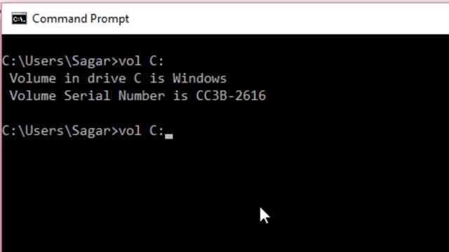 How to get drive volume label in Windows command prompt смотреть онлайн