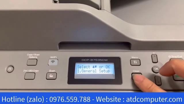 Thực tế cài đặt driver và setup wifi cho máy in đa chức năng Brother DCP B7535DW cho khách hàng смотреть онлайн