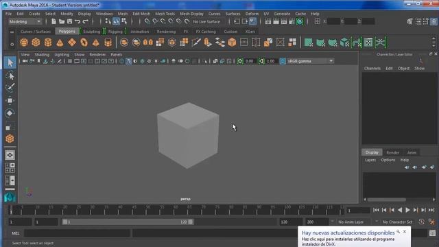 Maya 2016 - El Viewport - Tutorial Básico 02 - En Español смотреть онлайн