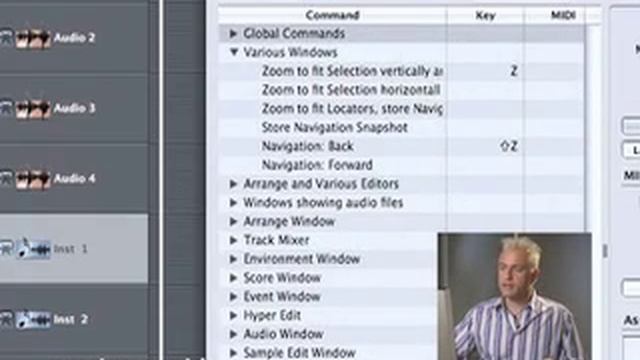 Using Key Commands in Logic 7 смотреть онлайн