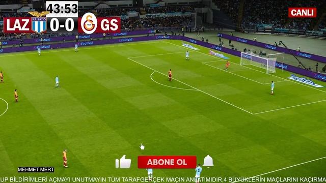 GALATASARAY LAZİO MAÇI CANLI İZLE смотреть онлайн