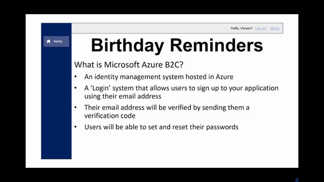 Blazor, Azure B2C & Hangfire - A Birthday Reminder Application - Introduction and Preview смотреть онлайн