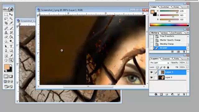 How to Design horror Face in adobe Photoshop cs5 cs6 cs4 cs3 7 0 By Technical Haseeb смотреть онлайн