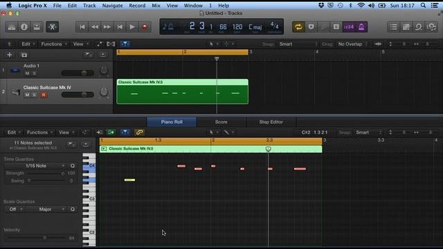 Logic Pro X MIDI Tutorial 5 - Cycle recording modes смотреть онлайн