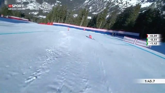 Marco Odermatt - Downhill/Abfahrt Wengen 2024 (SRF)