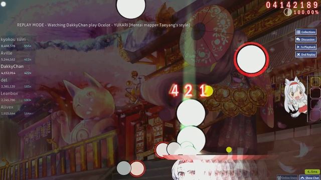 osu! Ctb - (Ocelot) - YUKARI [Hentai mapper Taeyang's style] SS! by me смотреть онлайн