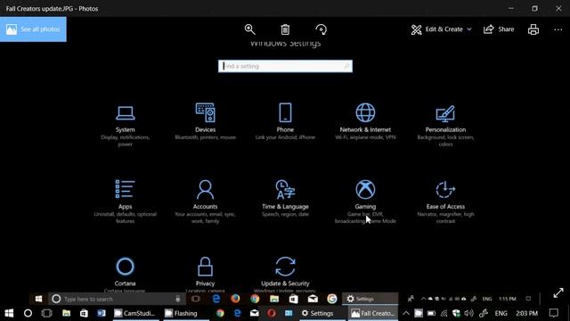 Fall Creators update advanced look at the Settings panel for what is to come смотреть онлайн
