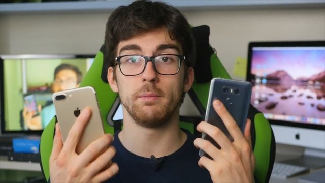iPhone 7 Plus vs Galaxy S8+ vs LG G6 vs Huawei P10 vs OnePlus 3T! смотреть онлайн