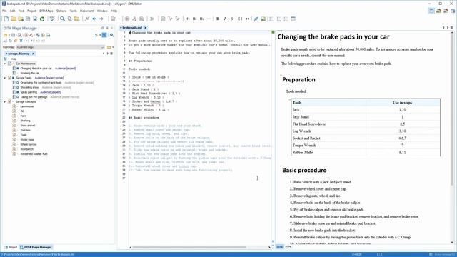 Markdown Support in Oxygen XML Editor 18.1 смотреть онлайн