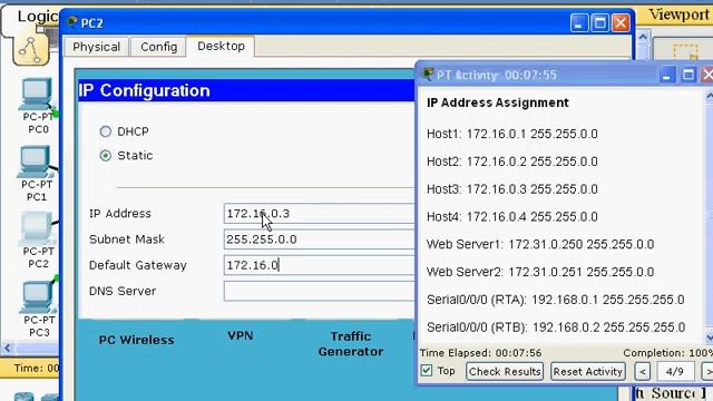 Routing between LANs using Cisco Packet Tracer смотреть онлайн