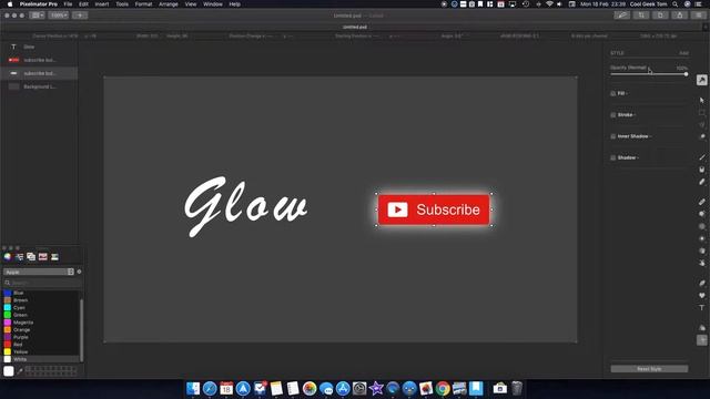 Pixelmator Tutorial #1 How To Create GLOW Effect to Texts and Images смотреть онлайн