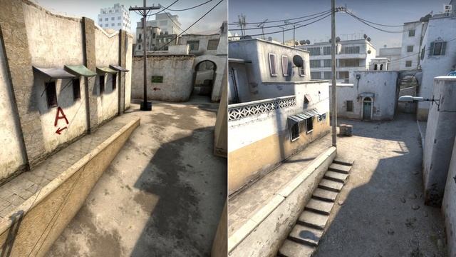 CS:GO NEW DUST 2 Vs OLD DUST 2 MAP Graphics Comparison