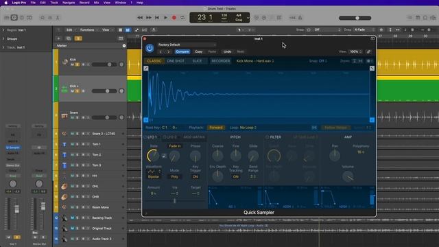 Logic Pro // Drum Replacement + Doubling Tool смотреть онлайн
