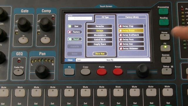 Allen & heath Qu16 /Tutotrial /Efectos o Fx смотреть онлайн
