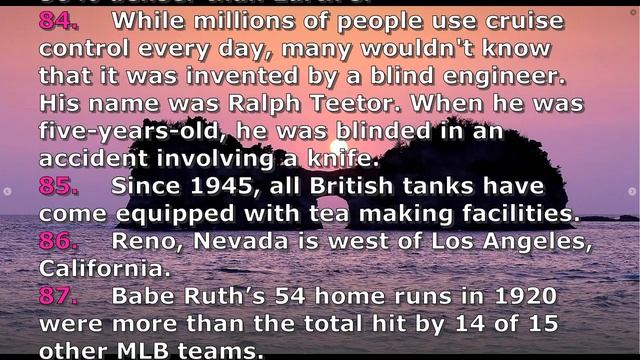 World Interesting Fact 81-90 The Book of Random Facts 1,000 Fun and Interesting Facts to Pass Time смотреть онлайн
