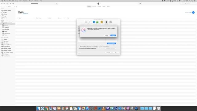 How to delete iPhone Backups (& iPad, iPod) in iTunes- Mac OS X 2016 смотреть онлайн