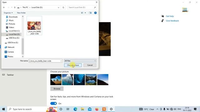 How to change Windows 10 Lock Screen Background смотреть онлайн