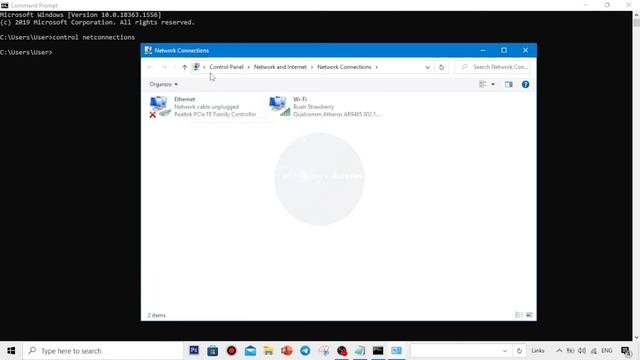 CARA MEMBUKA NETWORK CONNECTIONS LEWAT COMMAND PROMPT (CMD) DI KOMPUTER WINDOWS смотреть онлайн