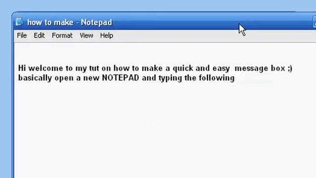Make a simple message box for windows смотреть онлайн