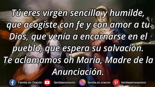 Novena de la Anunciación de la Virgen María - Día 8 смотреть онлайн