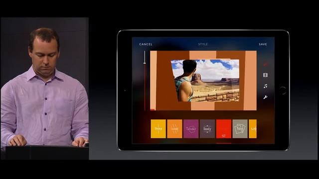 Replay demo by Jeff Boudier at Apple Special Event, October 16, 2014 смотреть онлайн