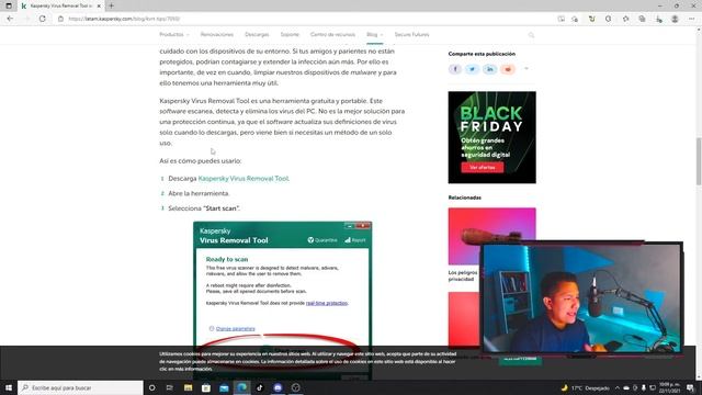 ¿Cómo eliminar un virus de mi computadora? | Kaspersky virus removal Tool | ¡GRATIS! смотреть онлайн