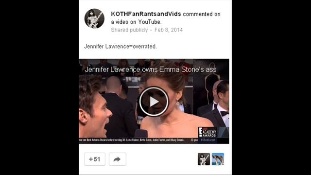 Butthurt Jennifer Lawrence Fanboys/fangirls смотреть онлайн