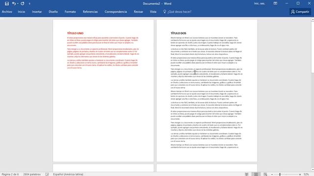 Cómo hacer un salto de página y sección en Word смотреть онлайн