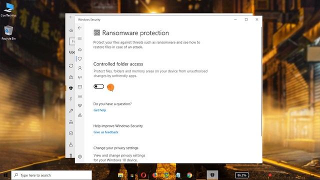 How to enable Ransomware Protection in Windows 10 || How to Add custom folders to it смотреть онлайн