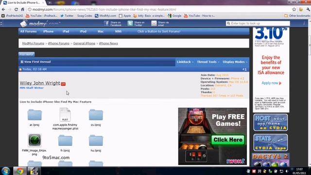 Mac OS X Lion Rumor: Find My Mac смотреть онлайн