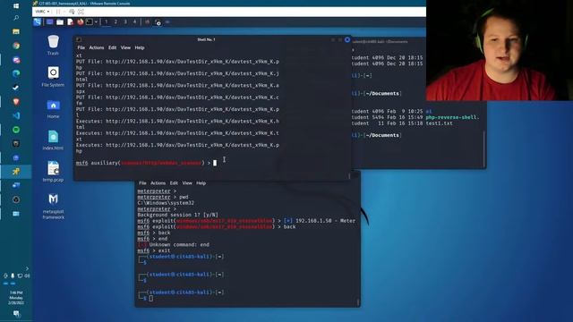 WebDAV Server Exploitation Using Cadaver смотреть онлайн