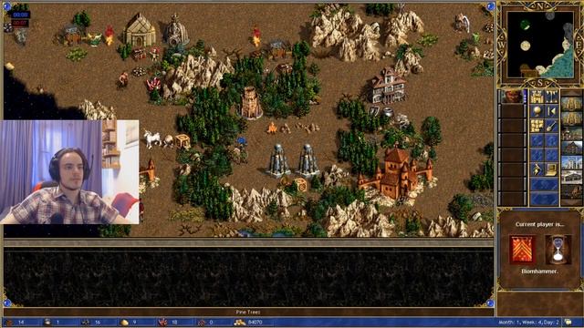 One of the best series I have played! Kyraha vs Gluhammer, game 1, bo5, Heroes 3 hota. смотреть онлайн