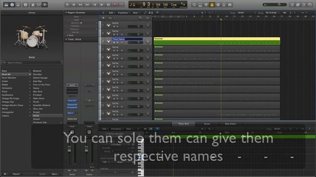 How to separate Drummer track to Individual Drum instruments in logic Pro X смотреть онлайн
