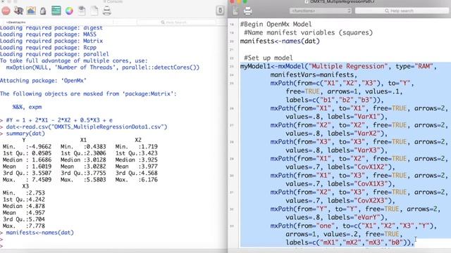SEM Basics 03 - Path Modeling - Multiple Regression pt.1 смотреть онлайн
