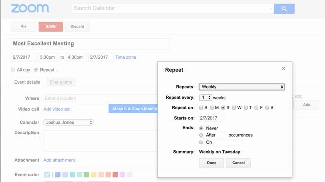 Schedule Meetings with Google Calendar смотреть онлайн