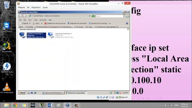 Windows Server 2008 - Configurar la tarjeta de red por linea de comando смотреть онлайн