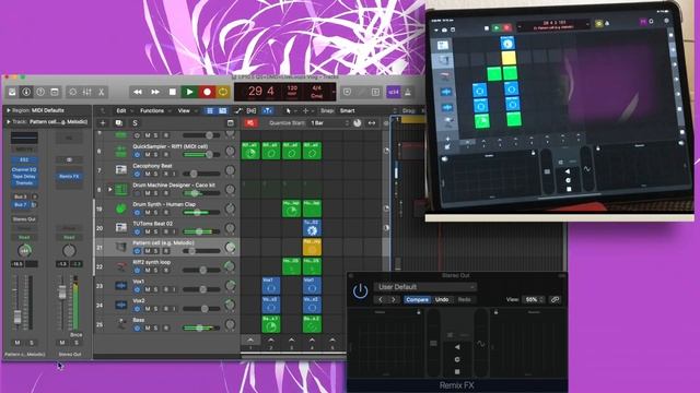 Logic Pro 10.5 Live Loops Pt2: Triggering w/RemixFX (iPad app) смотреть онлайн